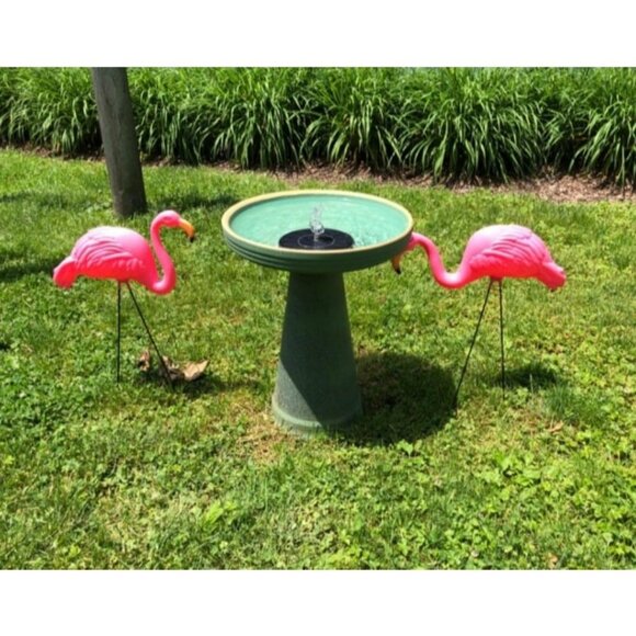 Pink Flamingos Yard Decorations - 2 Pack Extra Large 24" Tall Plastic - Picture 2 of 2